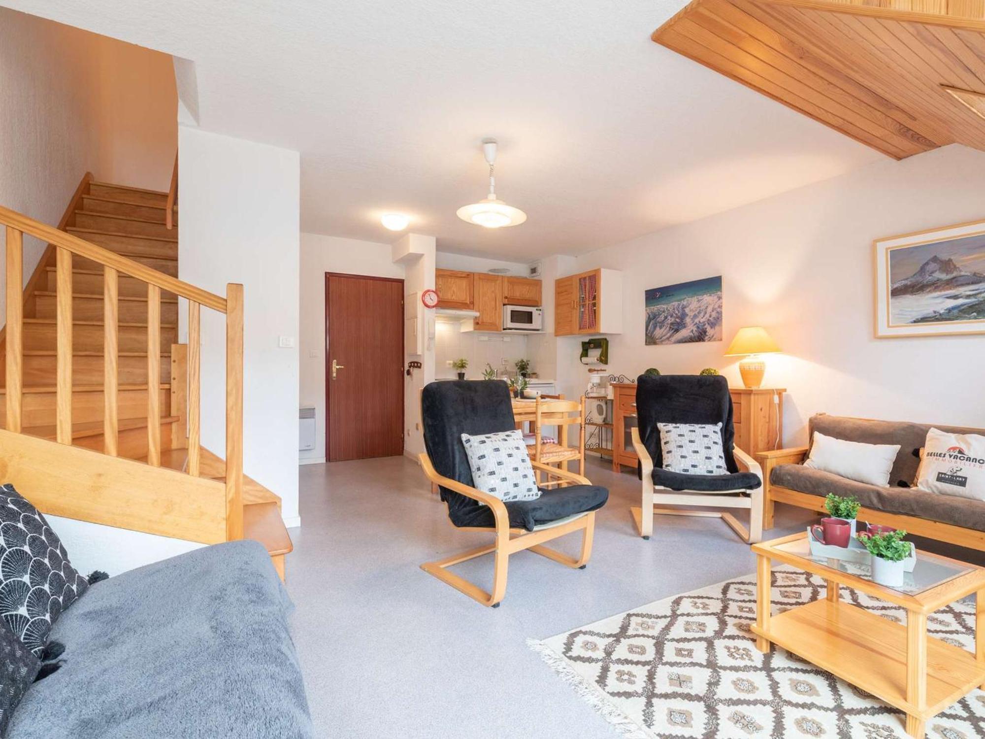 Duplex Confortable Avec 2 Chambres, Balcon Et Parking A Saint Lary Village, Proche Des Thermes Et Telecabine - Fr-1-296-336 ภายนอก รูปภาพ